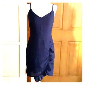 Excellent condition navy blue dress